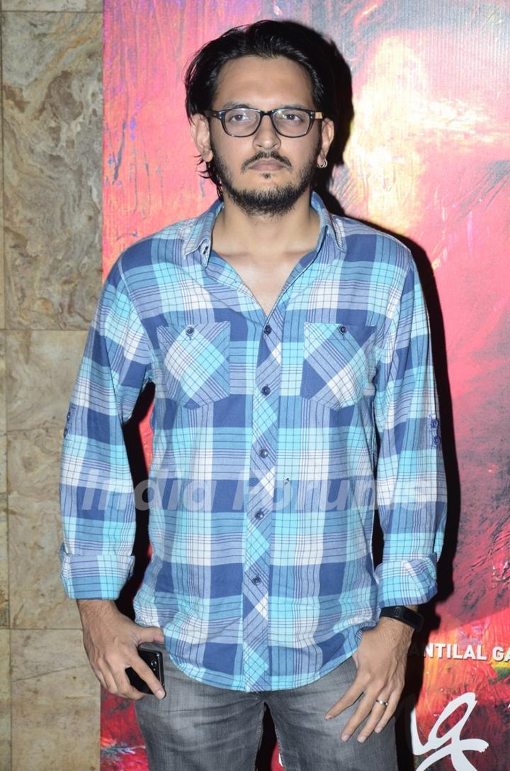 Vishesh Bhatt poses for the media at the Special Screening of Rang Rasiya