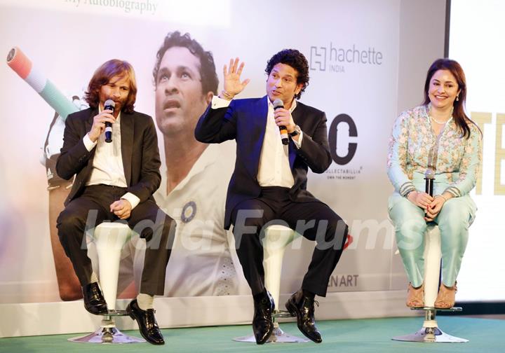 Sachin Tendulkar speaks at the Launch of his Autobiography 'Playing It My Way'