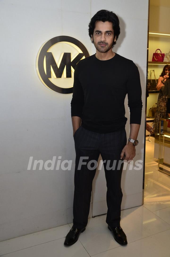 Arjan Bajwa poses for the media at Michael Korrs Store Launch