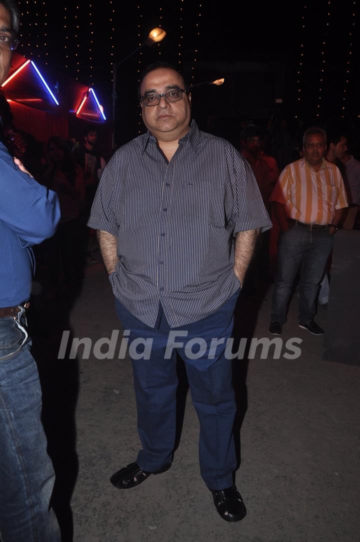 Rajkumar Santoshi poses for the media at the Trailer Launch of Tevar