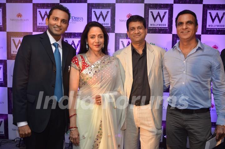 Hema Malini was at the Launch of Wollywood, 1st Integrated Bollywood inspired Township