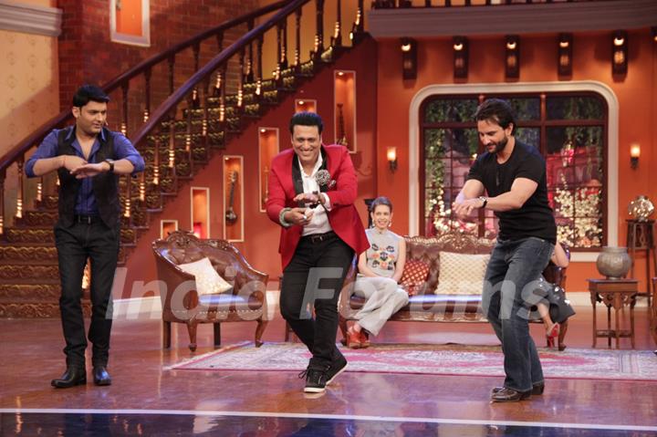 Govinda, Saif Ali Khan and Kapil shake a leg on Comedy Nights With Kapil