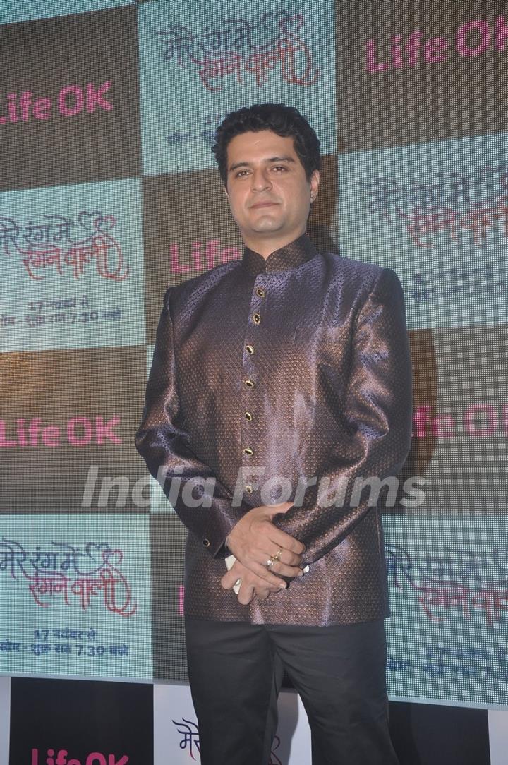 Harsh Vasishta poses for the media at the Launch of Mere Rang Mein Ranganewali