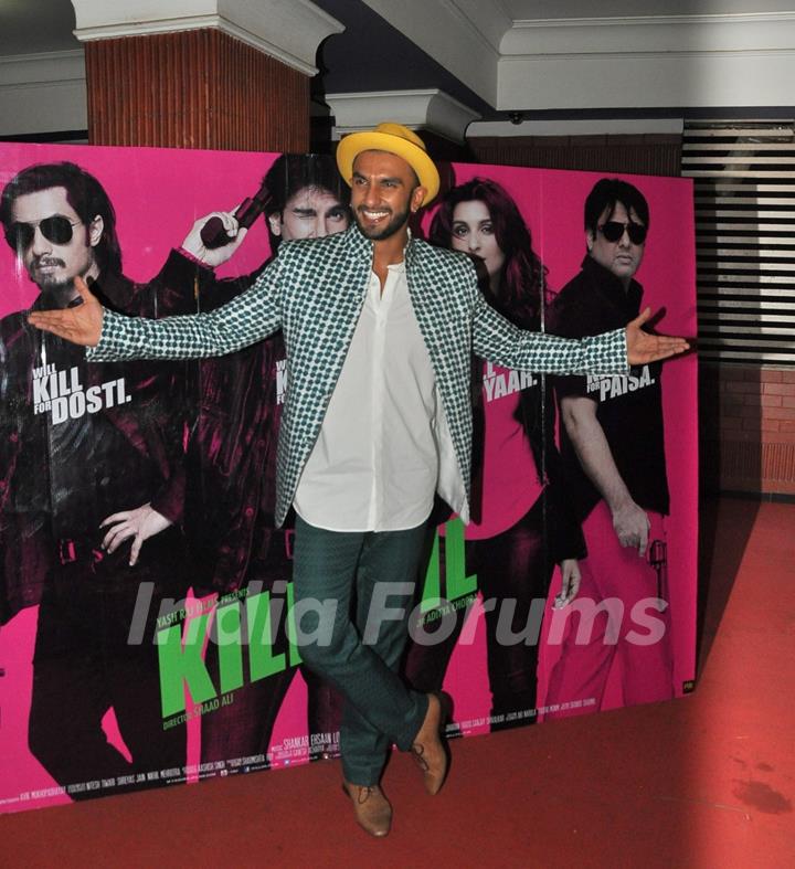 Ranveer Singh at the Special Screening of Kill Dil