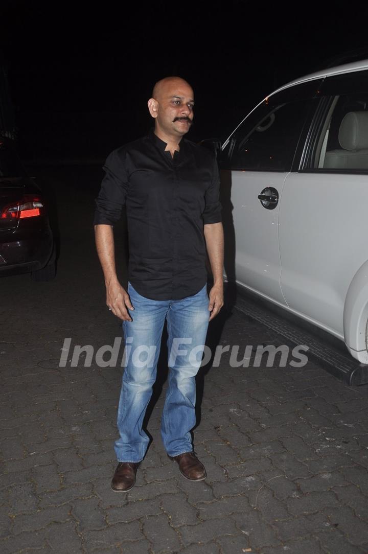 Vijay Krishna Acharya poses for the media at Sonali Bendre's Marriage Anniversary