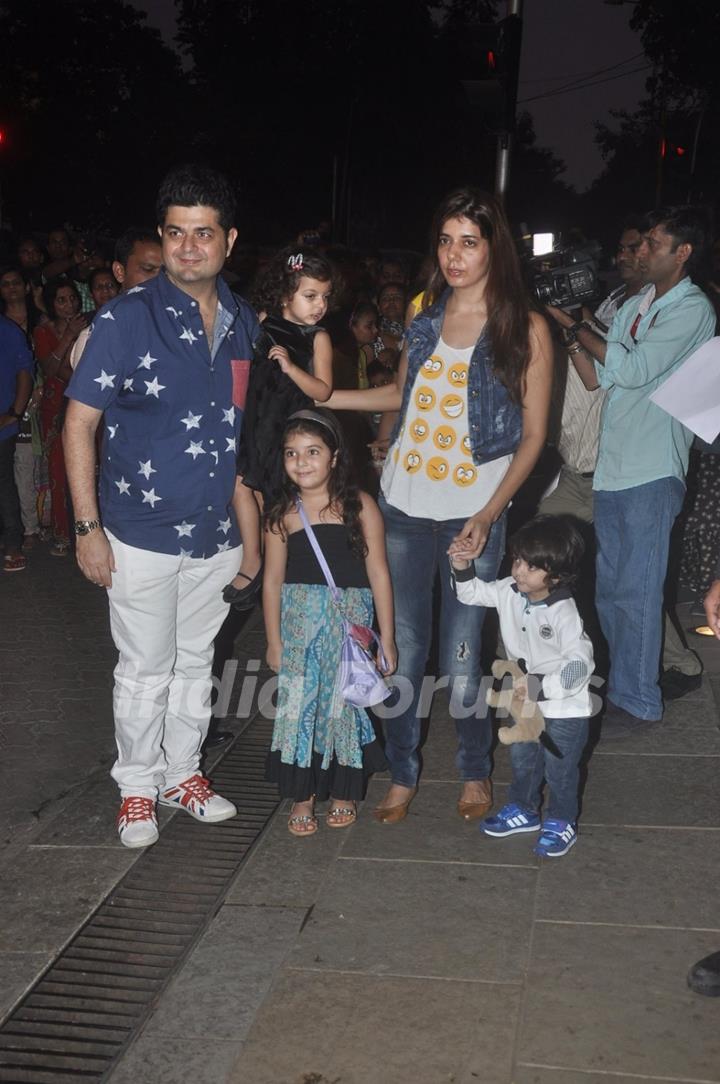 Dabboo Ratnani with his family at Aradhya Bachchan's Birthday Bash