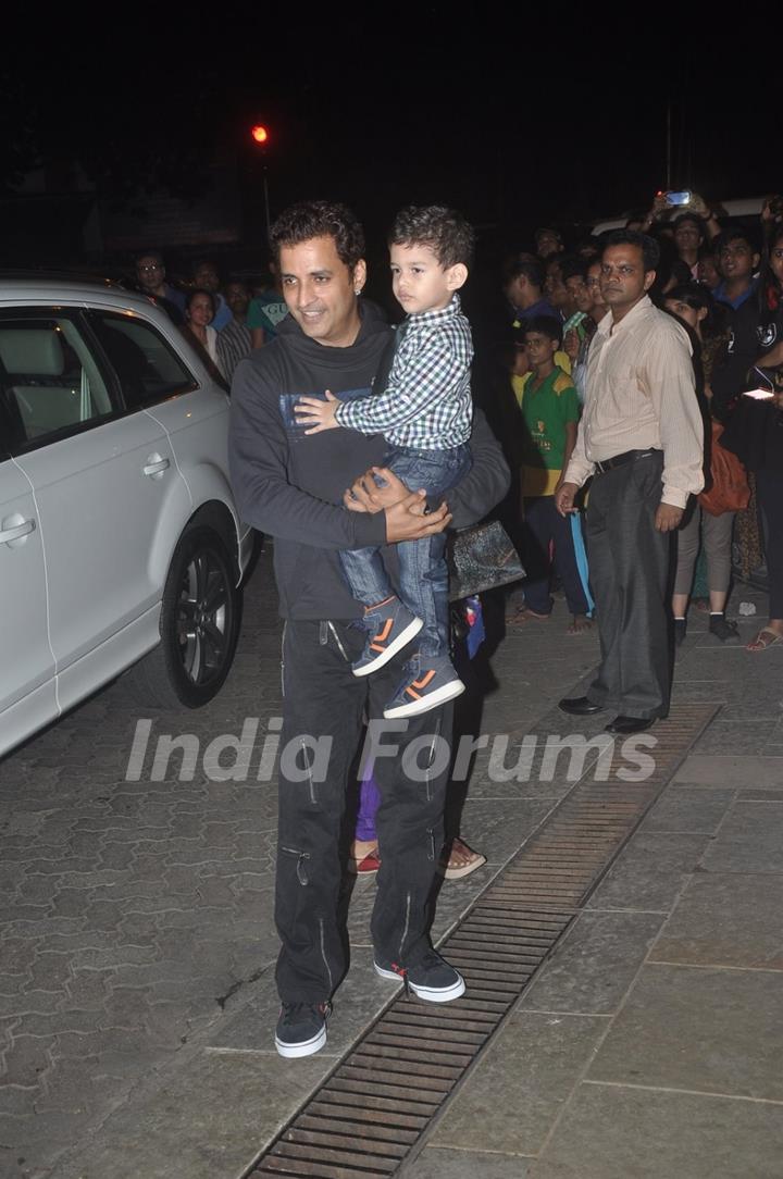 Ganesh Hegde was at Aradhya Bachchan's Birthday Bash with his son