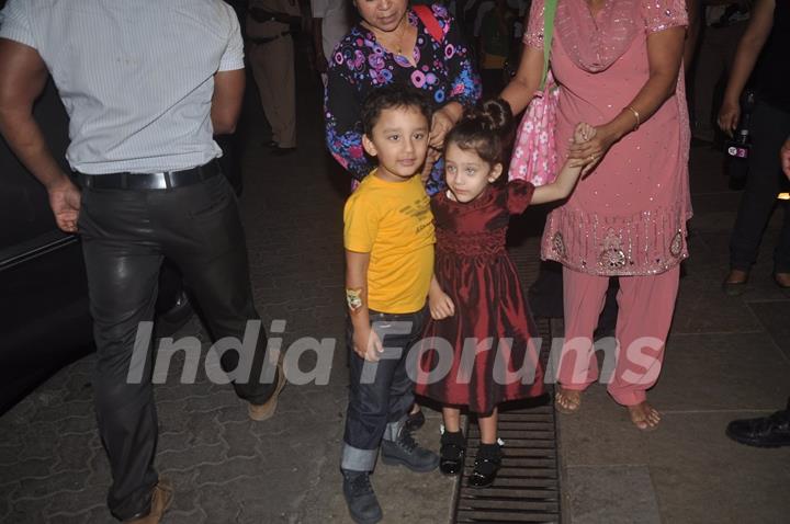 Sanjay Dutt's twins at Aradhya Bachchan's Birthday Bash