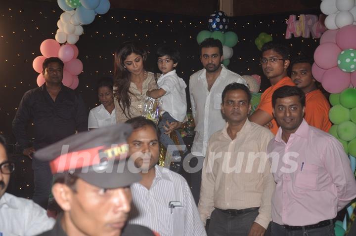 Shilpa Shetty and Raj Kundra were at Aradhya Bachchan's Birthday Bash