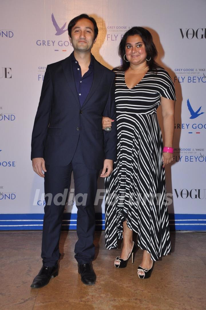 Divya Palat & Aditya Hatkari at Grey Goose India Fly Beyond Awards