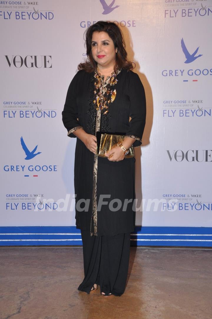 Farah Khan was at the Grey Goose India Fly Beyond Awards