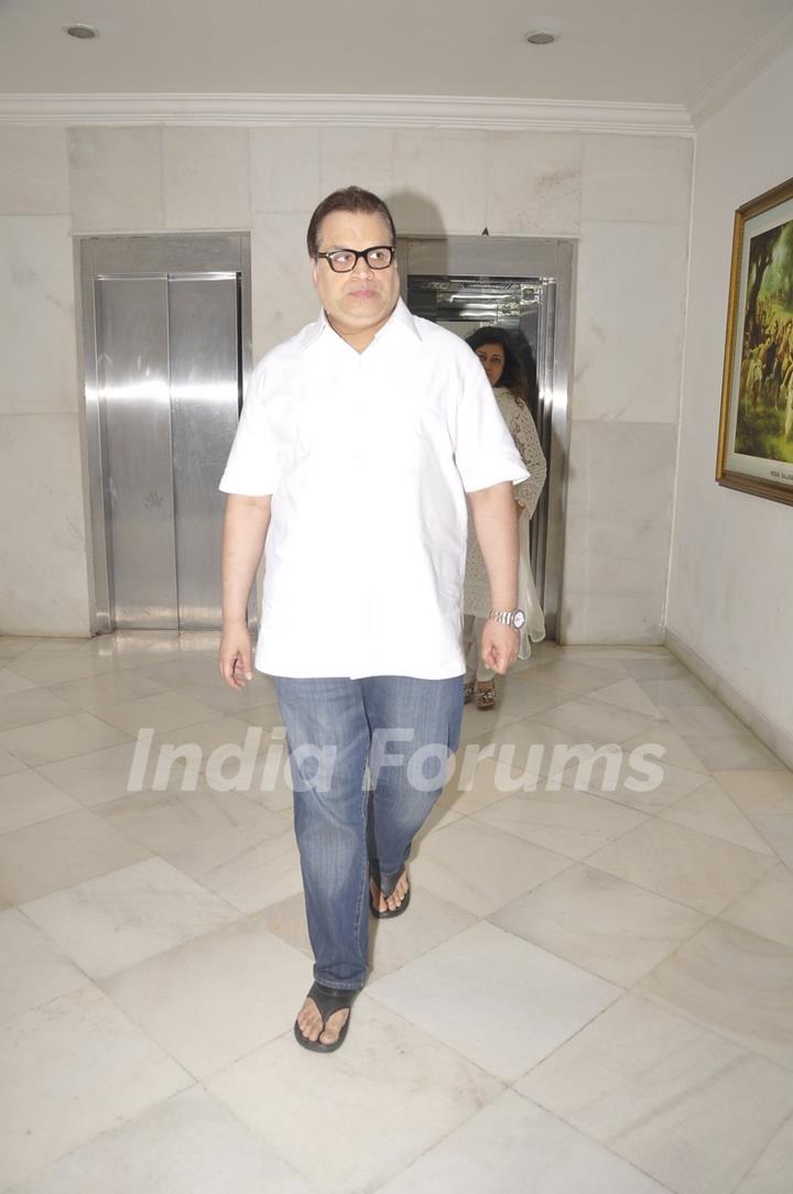 Ramesh Taurani at the Prayer Meet For K Sanjay's Mother