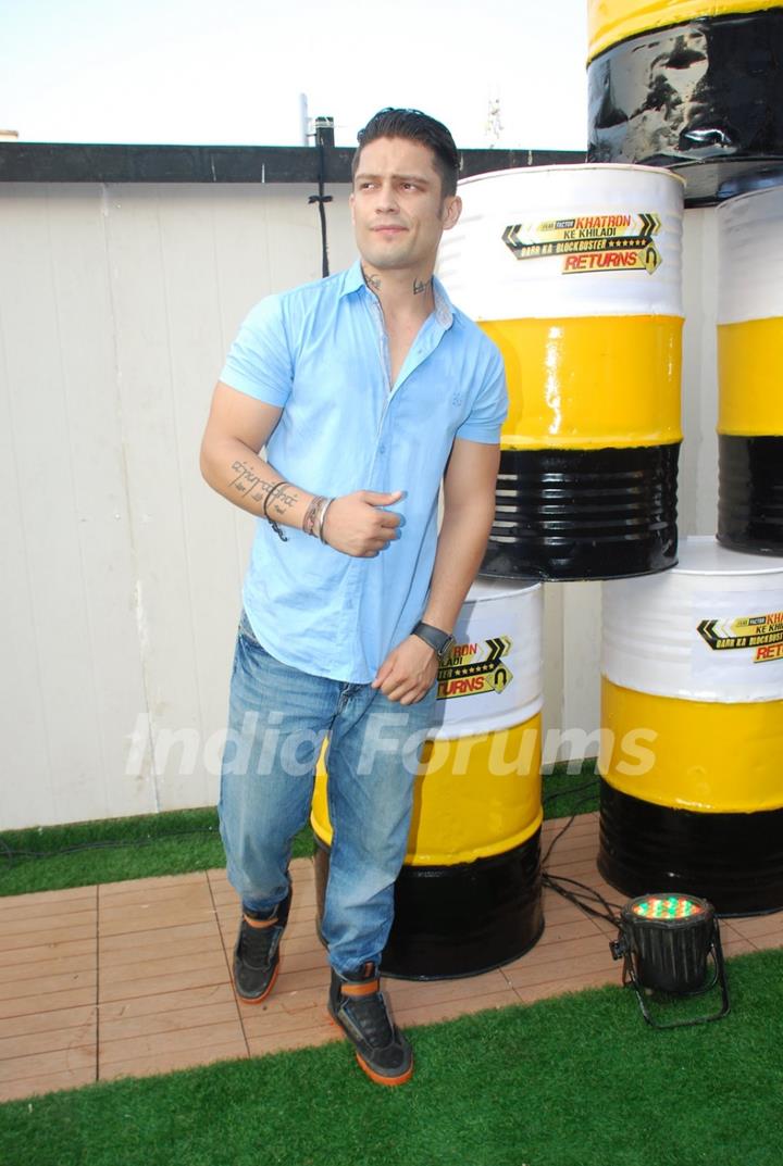 Siddharth Bhardwaj at the Launch of Khatron Ke Khiladi - Darr Ka Blockbuster Return