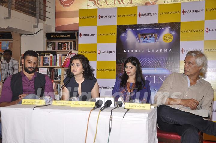 Nidhie Sharma addressing the audience at her Book Launch