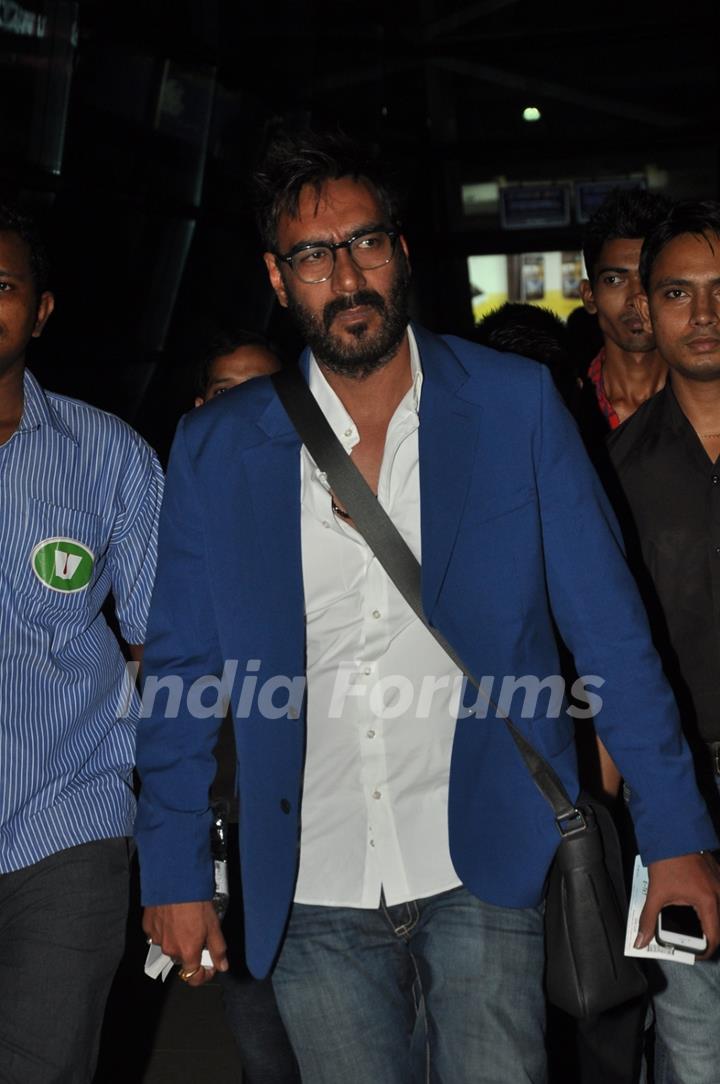 Ajay Devgn was snapped at Airport