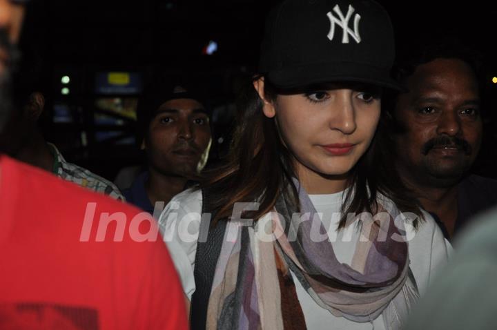 Anushka Sharma was snapped at Airport