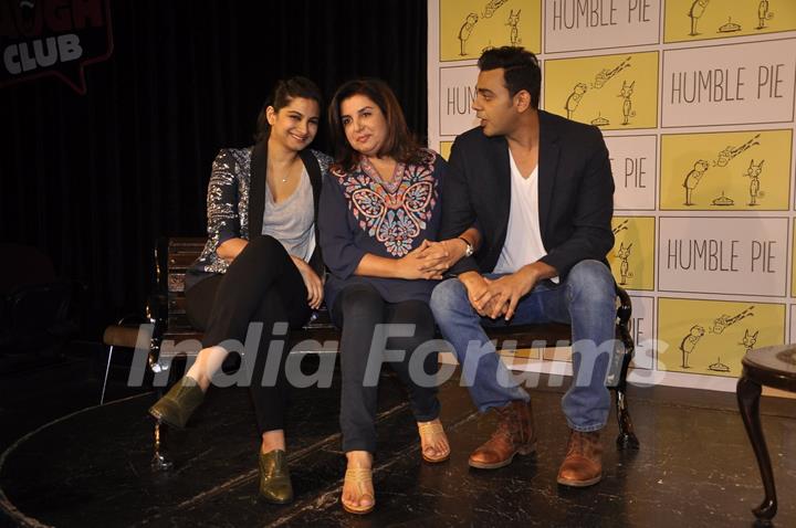 Rhea Kapoor, Farah Khan and Cyrus Sahukar at the Launch of Humble Pie