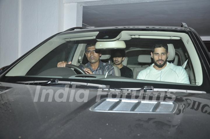 Sidharth Malhotra was snapped at Karan Johar 's Bash