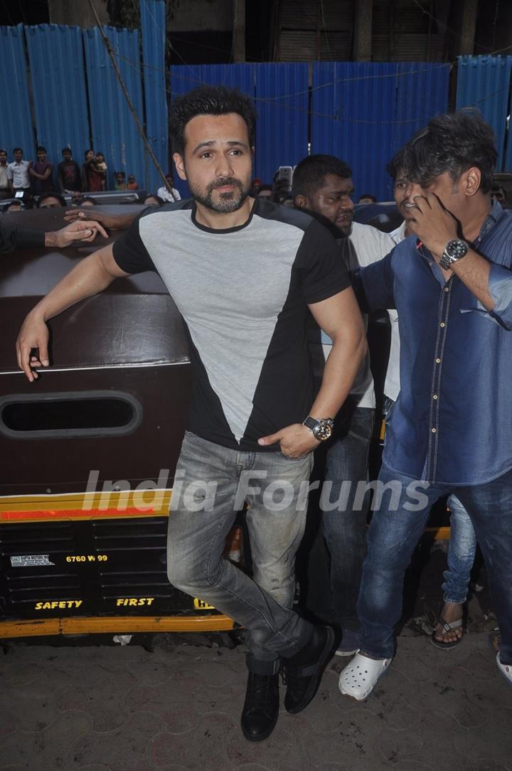 Emraan Hashmi was snapped at the Promotions of Ungli