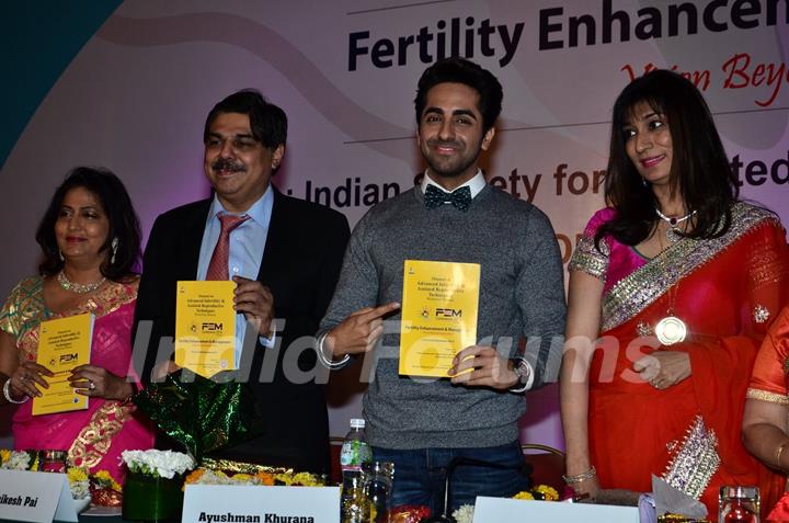 Ayushmann Khurrana snapped at Fertility Conference