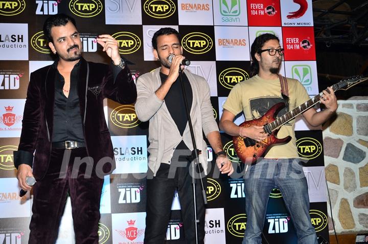 Singers perform at the Music Launch of Zid