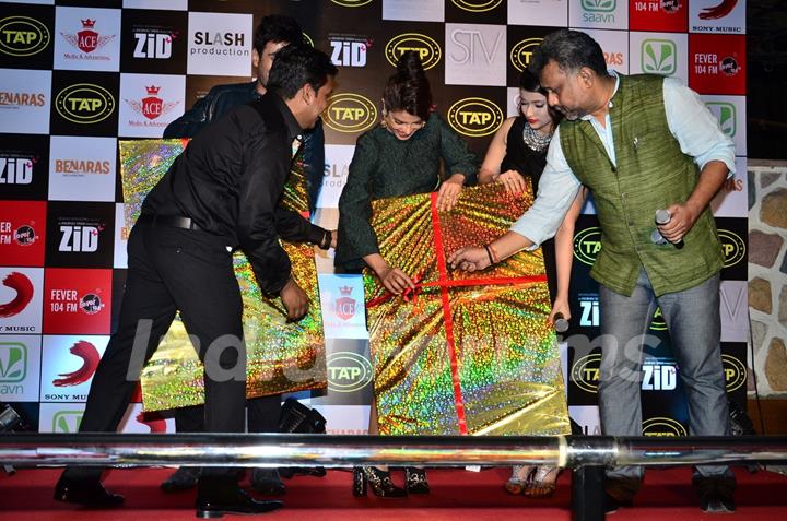 Priyanka Chopra unviels the poster of Zid at the Music Launch