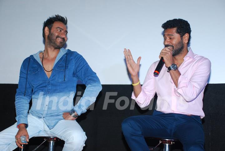 Prabhu Deva talks about Ajay Devgn at the Song Launch of Action Jackson