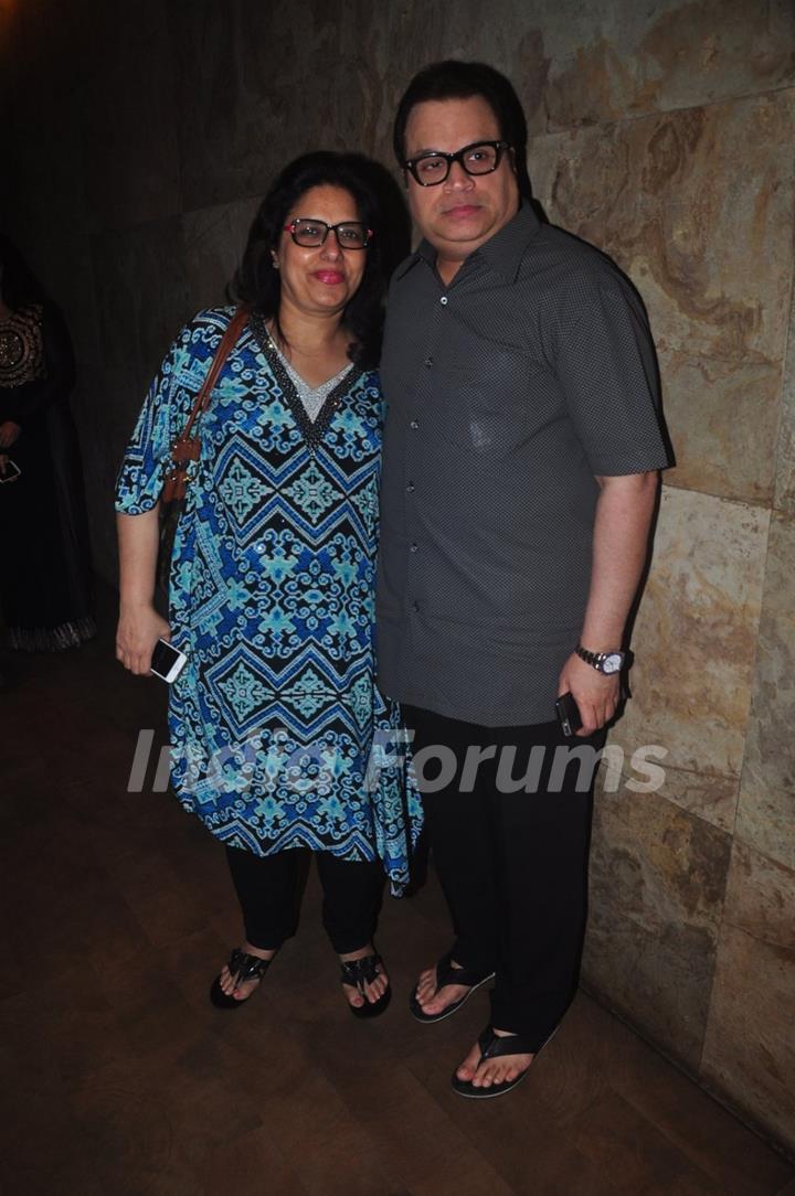 Ramesh Taurani was seen at the Special Screening of Zed Plus