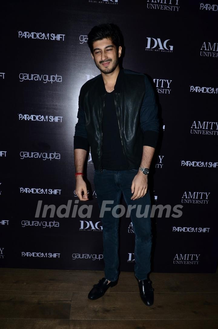 Mohit Marwah poses for the media at Gaurav Gupta's Store Launch