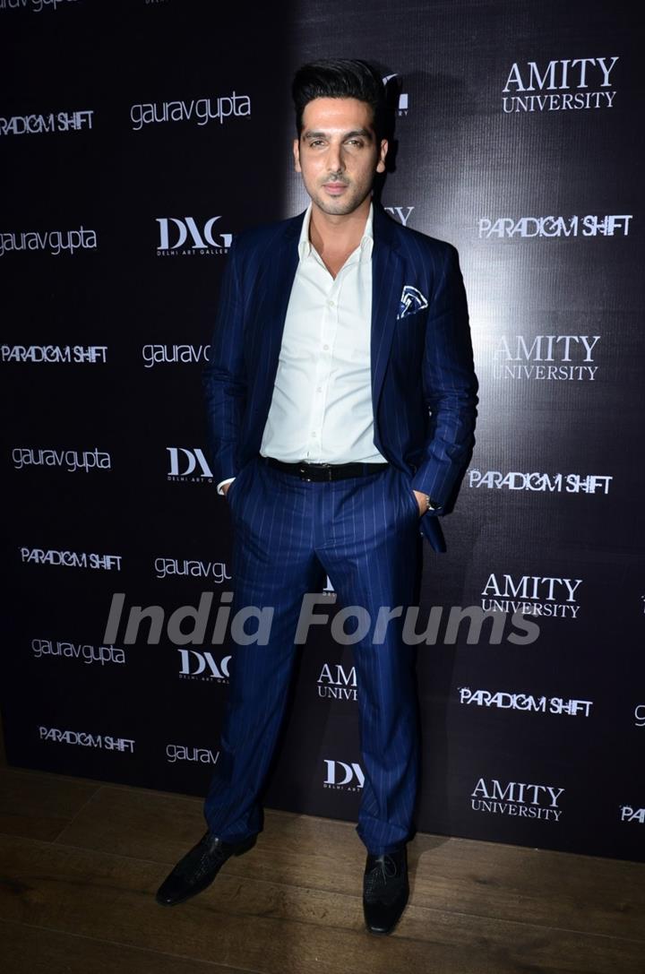 Zayed Khan poses for the media at Gaurav Gupta's Store Launch