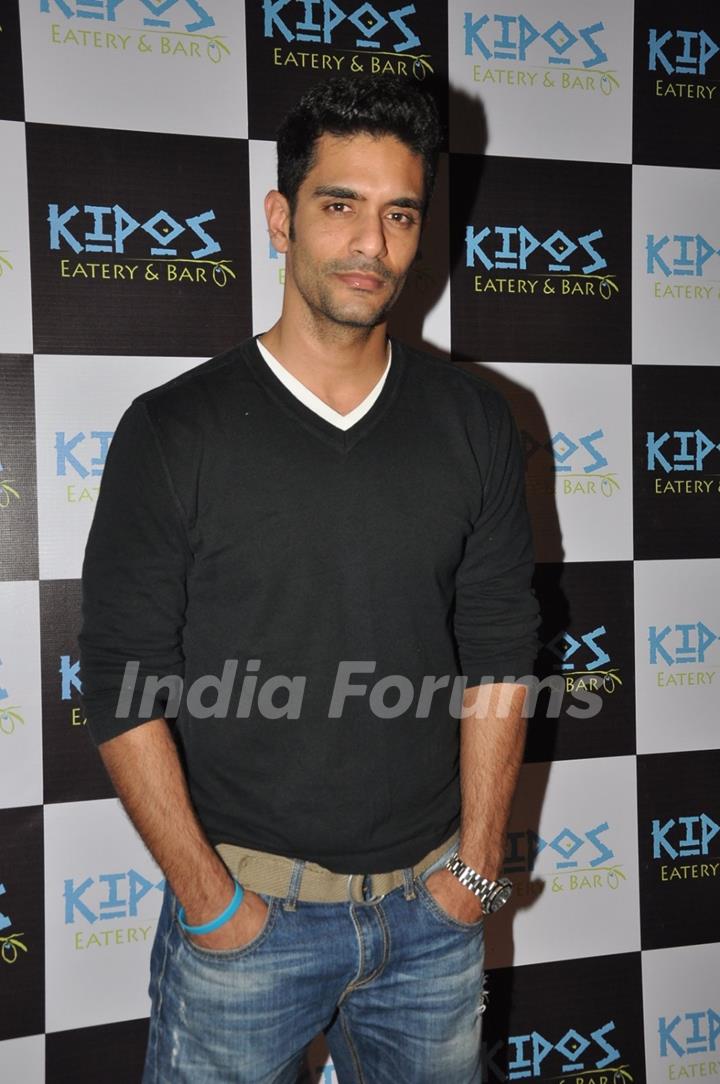 Angad Bedi at the Launch of Kipos Greek Restaurant