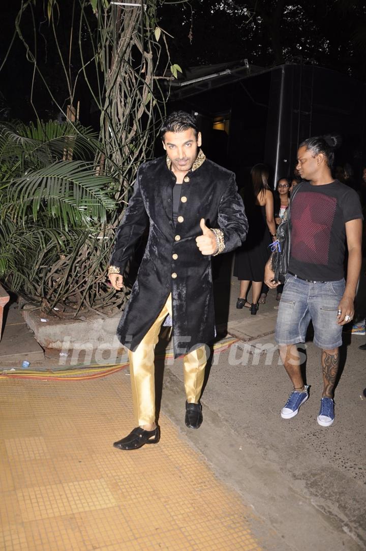 John Abraham Snapped During Shoot