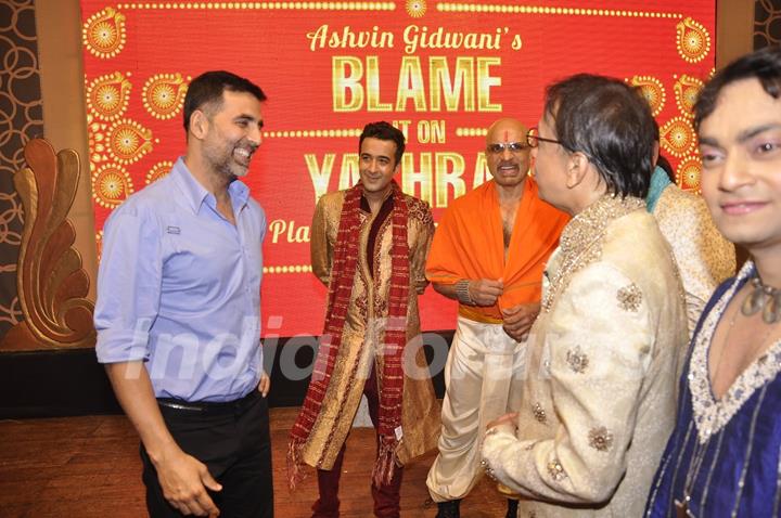 Akshay Kumar was snapped at the Premier of Ashvin Gidwani's Show Blame it on Yashraj