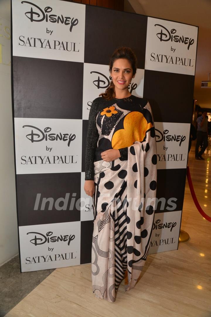Esha Gupta was seen at Satya Paul's Disney Launch