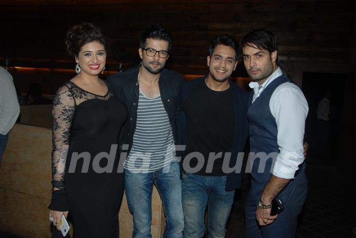 Vahbbiz Dorabjee Dsena, RaQesh Vashisth, Gaurav Bajaj and Vivian Dsena at the Birthday Bash