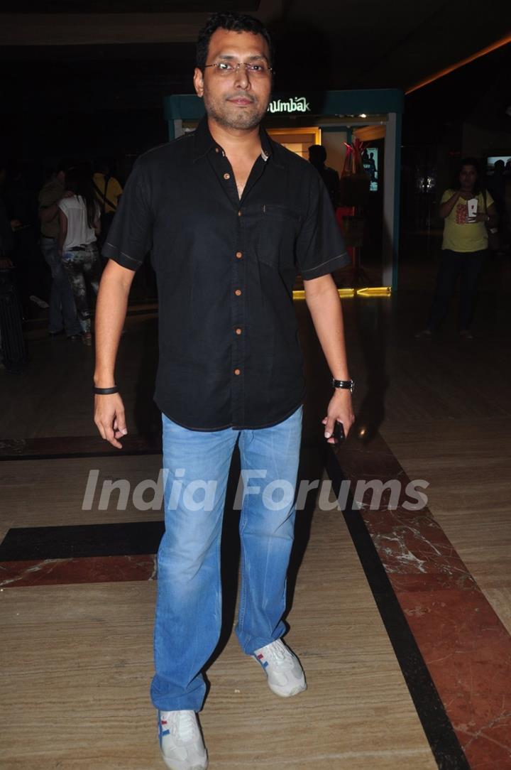 Neeraj Pandey poses for the media at the Trailer Launch of BABY