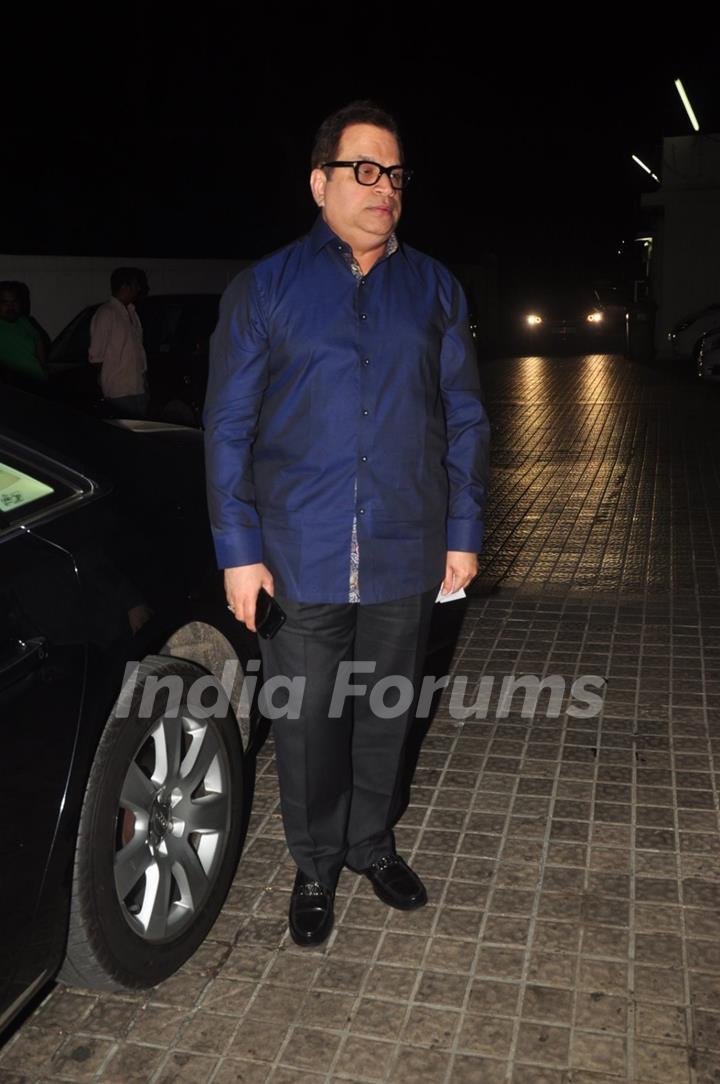 Ramesh Taurani poses for the media at the Special Screening of Action Jackson