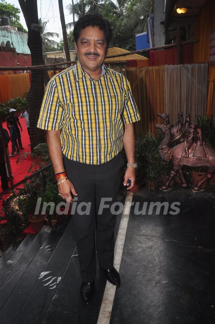 Udit Narayan was snapped at Sitara Devi's Prayer Meet