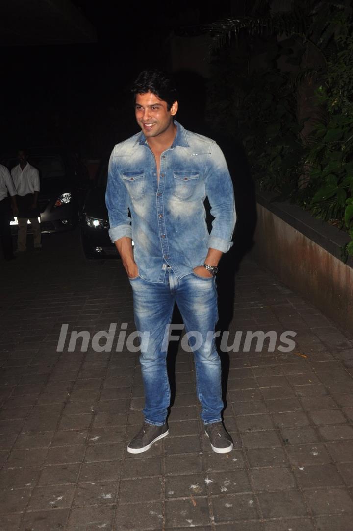 Siddharth Shukla was seen at Manish Malhotra's Birthday Bash