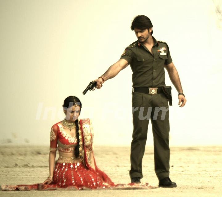 Sanaya Irani and Ashish Sharma