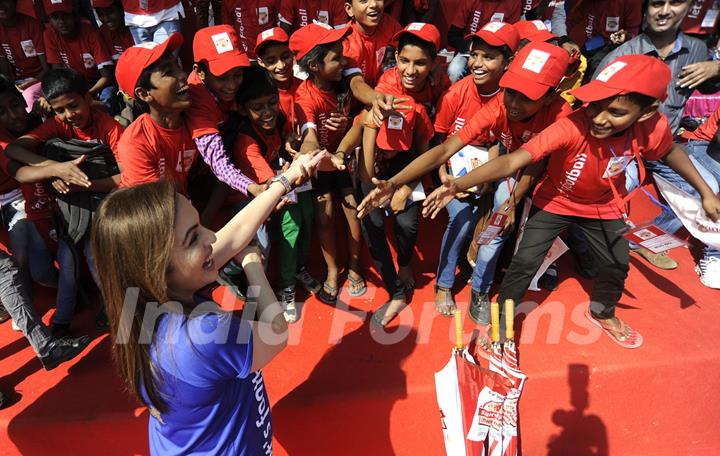 Nita Ambani at the Launch of '#grassroots football movement'