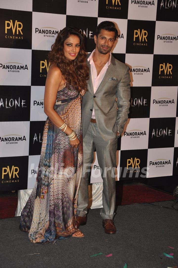 Karan Singh Grover and Bipasha Basu were at the Trailer Launch of Alone