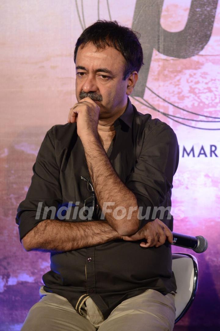 Rajkumar Hirani was at the Promotions of P.K. in Hyderabad