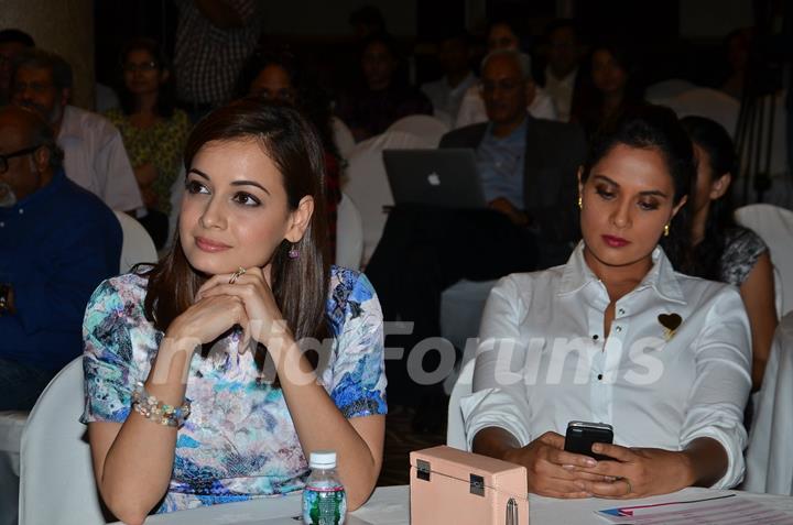 Richa Chadda & Dia Mirza at the Advertising Council of India Event