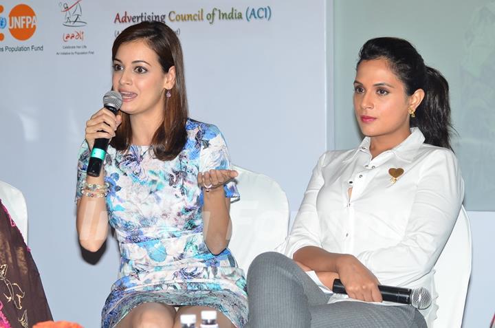 Dia Mirza  addresses the Advertising Council of India Event