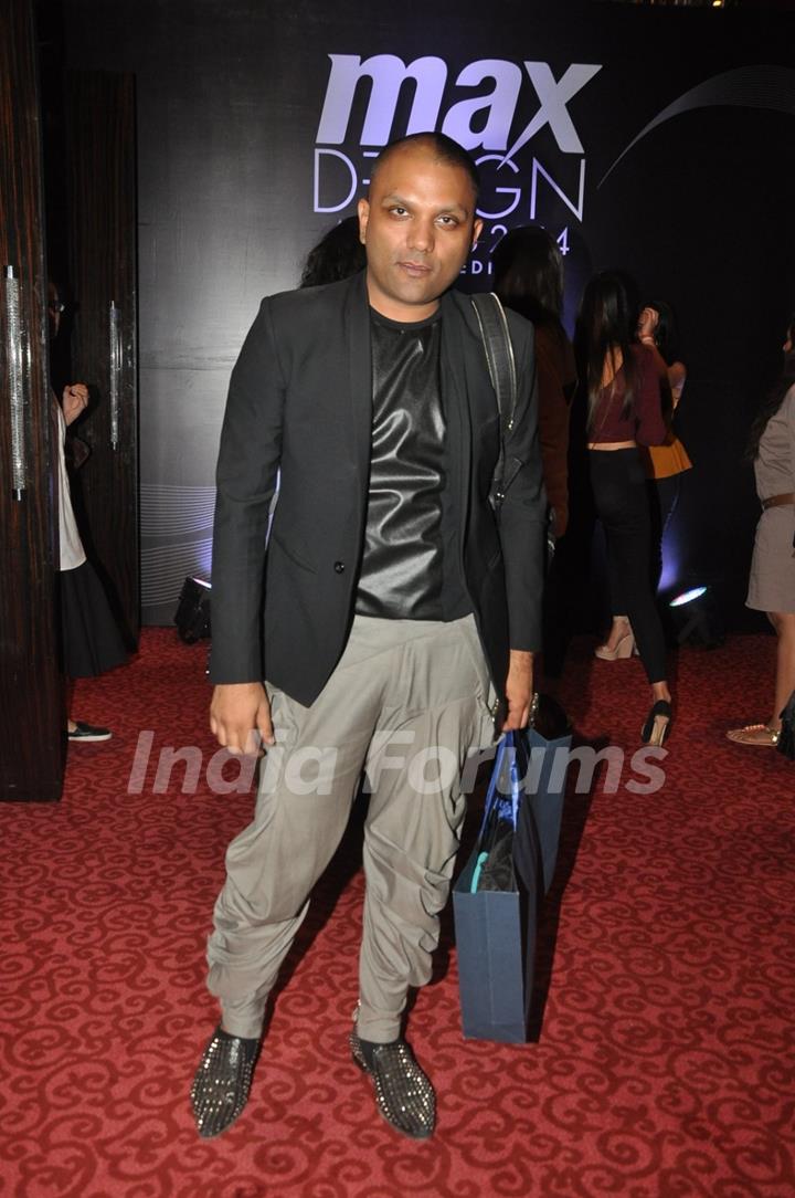 Gaurav Gupta was seen at the Max Design Awards