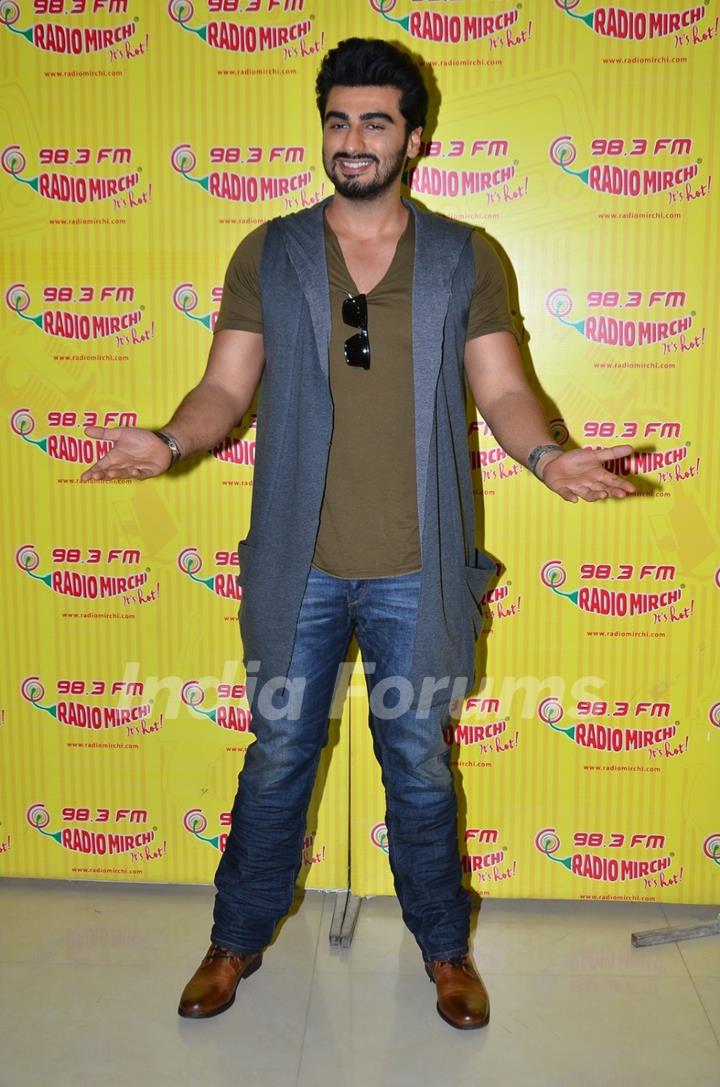 Arjun Kapoor at the Promotion of Tevar on Radio Mirchi 98.3 FM