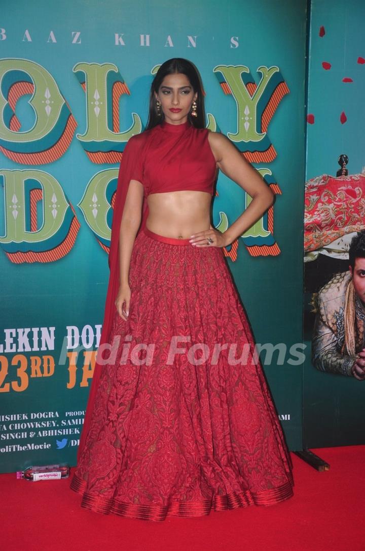 Sonam Kapoor at the Trailer Launch of Dolly ki Doli