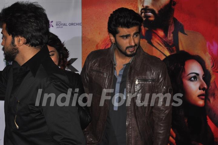 Arjun Kapoor was snapped at the Promotions of Tevar at Jaipur