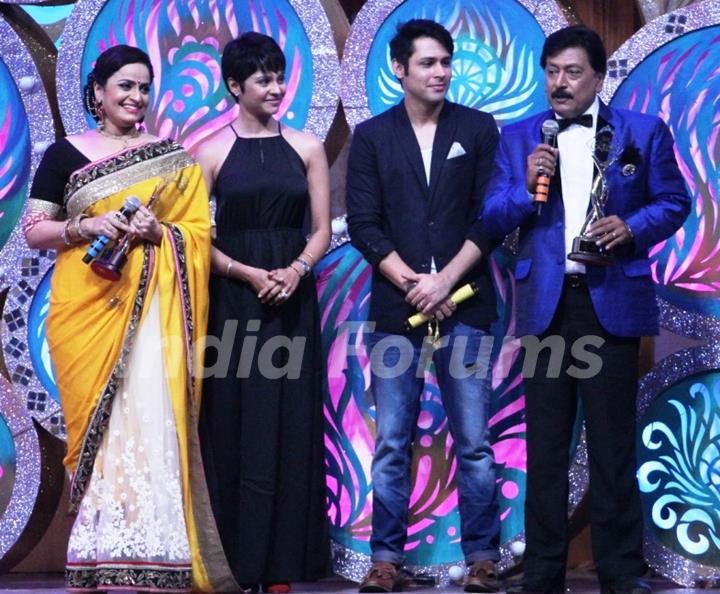 Shakti Singh and Vaishnavi Mahant won the Best Jodi Award (Couple) at Zee Rishtey Awards 2014